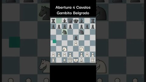 GAMBITO BELGRADO GANHA EM 13 LANCES #xadrez #chess #viral