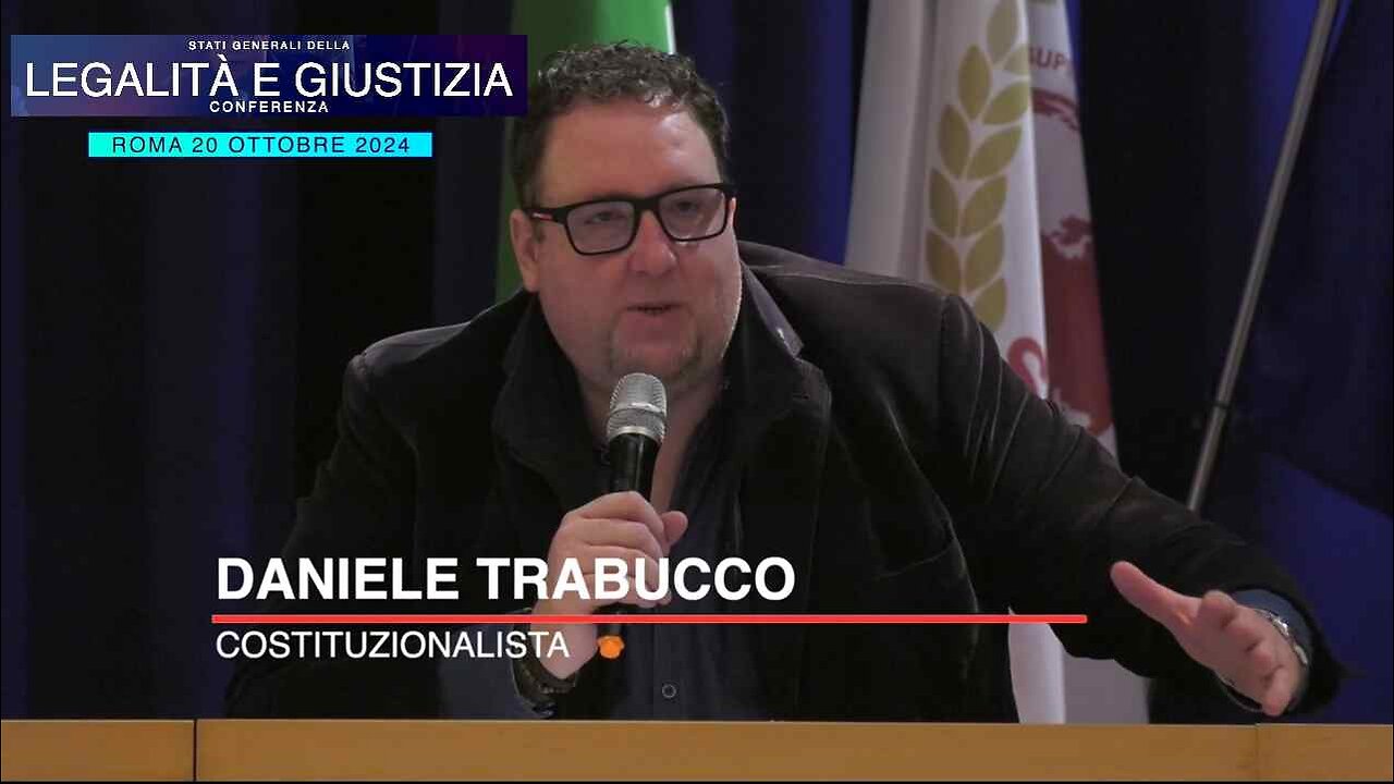 Conferenza Legalità e Giustizia, intervento del prof. Daniele Trabucco