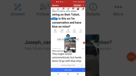 why don't most Orthodox Jews wear techelet blue strings on tzitzis? for quora