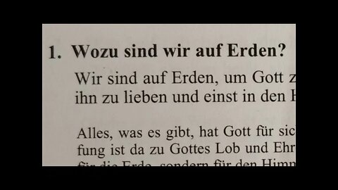 Wozu sind wir auf Erden?