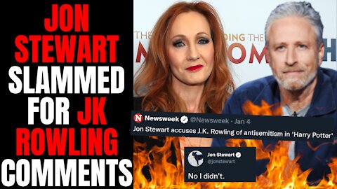 Jon Stewart SLAMMED For JK Rowling And Harry Potter Goblin Comments | He Claims It's Media Spin!