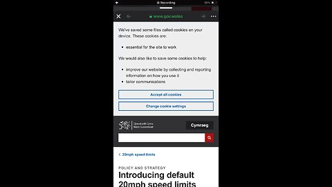 Wales from May 2019 : new program for 17 th September 2023: reducing speed from 30 mph to 20 mph