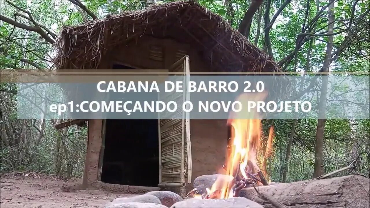 Cabana de barro 2.0 ep1: Preparativos e os 2 Pilares.(TUTORIAL)