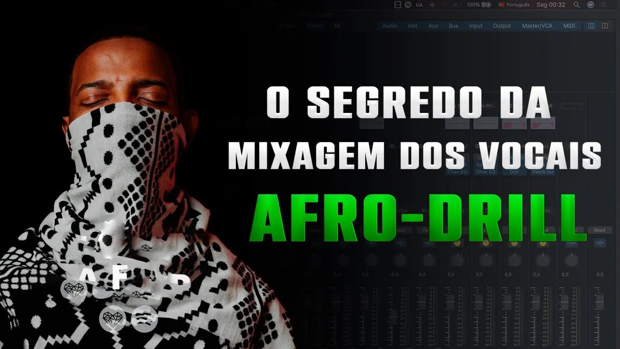 MIXAGEM COMPLETA DE VOZ - AFRO DRILL #mixagem #afrodrill