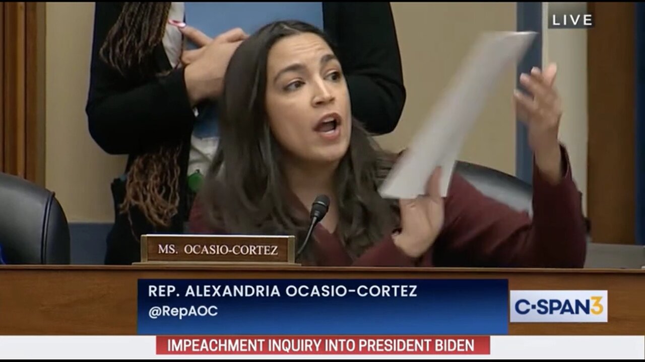 AOC Humilates Herself & Melts Down During Bobulinski Testimony