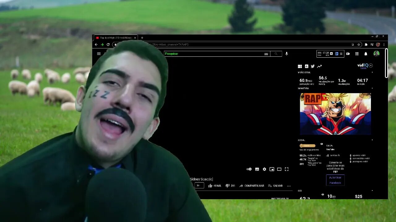 PASTOR REACT Rap do All Might // O Herói Número Um // TK RAPS [Prod. Sidney Scaccio]