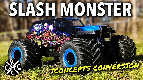 Traxxas Slash JConcepts Monster Truck Conversion First Run