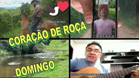 CORAÇÃO DE ROÇA DOMINGO DA ROÇA, NÃO PERCAM!