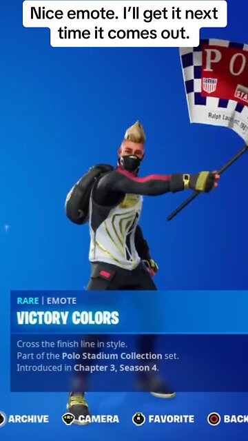 Victory Colors: last seen…