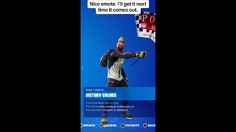 Victory Colors: last seen…