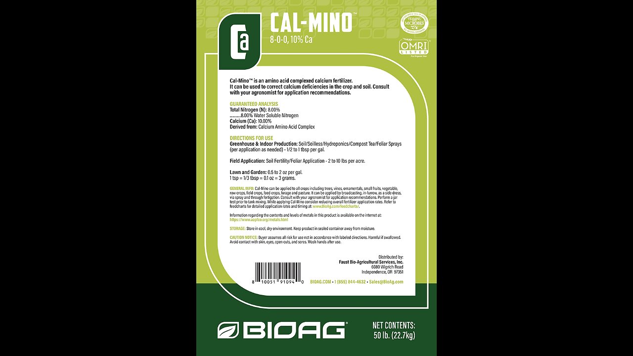 BioAg 719770 Nutrient, 1 Quart