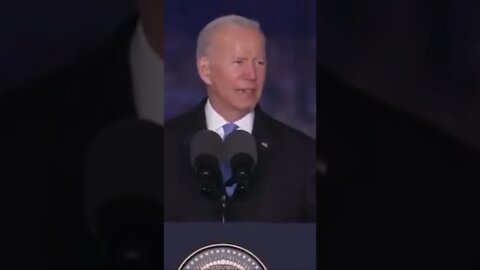 Biden: “For God’s Sake” Putin Can’t Remain in Power