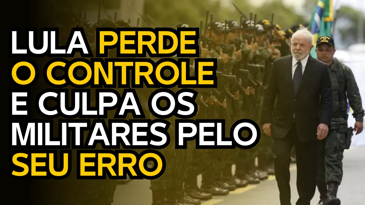 LULA DESESPERADO declara GUERRA contra FORÇAS ARMADAS e MILITARES BOLSONARISTAS