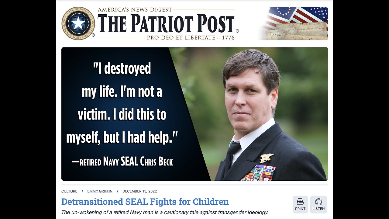 The Patriot Post Audio Edition Podcast for 12/13/22