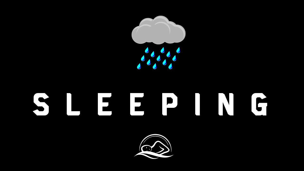 Rain Sounds for Sleeping Black Screen to Sleep Fast and Beat Insomnia | Rainy Relaxation