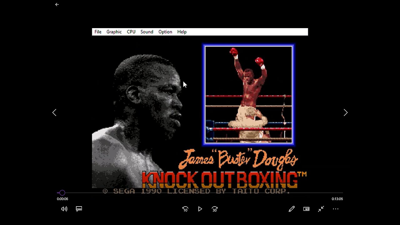 James Buster Douglas Knockout Boxing play through