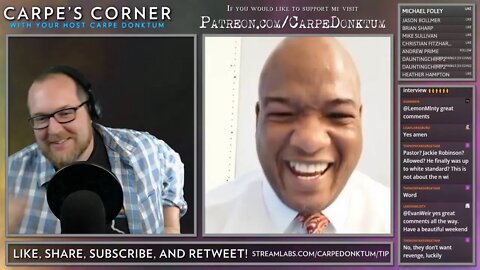 Carpe's Corner Episode 00006 with guest Pastor Mark Burns