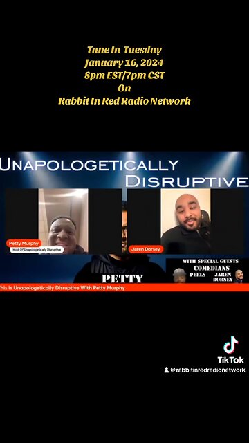 #TuneIn #Tuesday January 16th For Another Unapologetically Disruptive #Comedy #funny