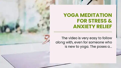 Yoga Meditation for Stress & Anxiety Relief