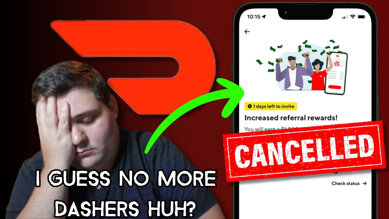 Doordash CANCELED Refer-A-Friend Program! No More Dashers?!