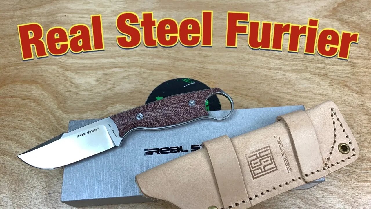 Real Steel Furrier compact EDC fixed blade ! Ivan Braginets design !!