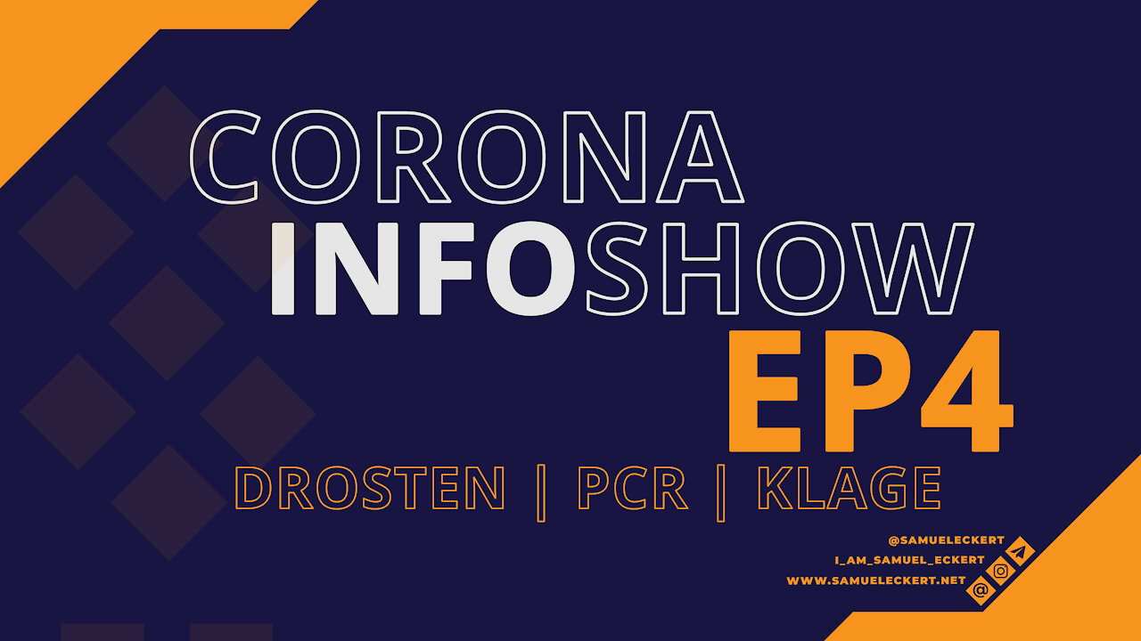 Corona Info Show EP4 - Drosten | PCR | Klage