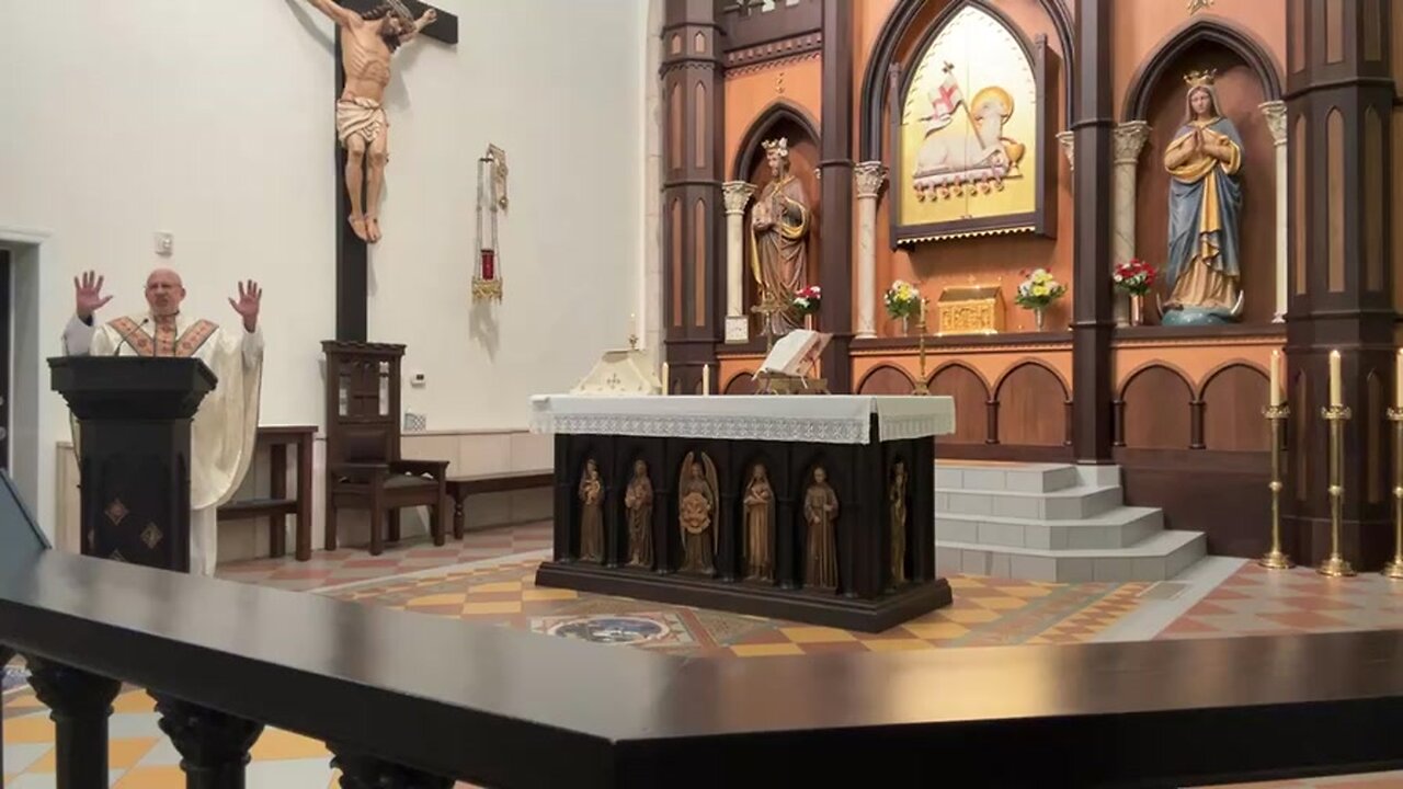 St Joseph Votive Mass; Adoration before Mass. Priest intention for Devotees of Our Lady of America