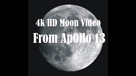 Wounderful moon video from apollo 13