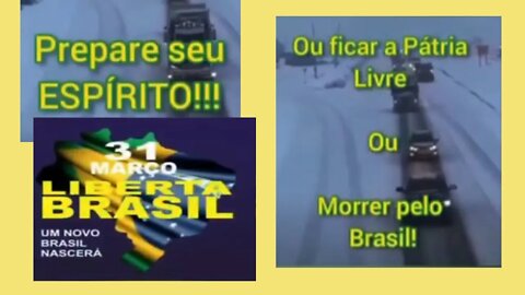 VAMOS SACUDIR O BRASIL DE NOVO 31 DE MARÇO TODOS JUNTOS CONTRA A TIRANIA, PATRIOTAS.