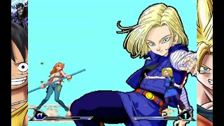 Dragon Ball Z Vs One Piece Android 18 Vs Nami