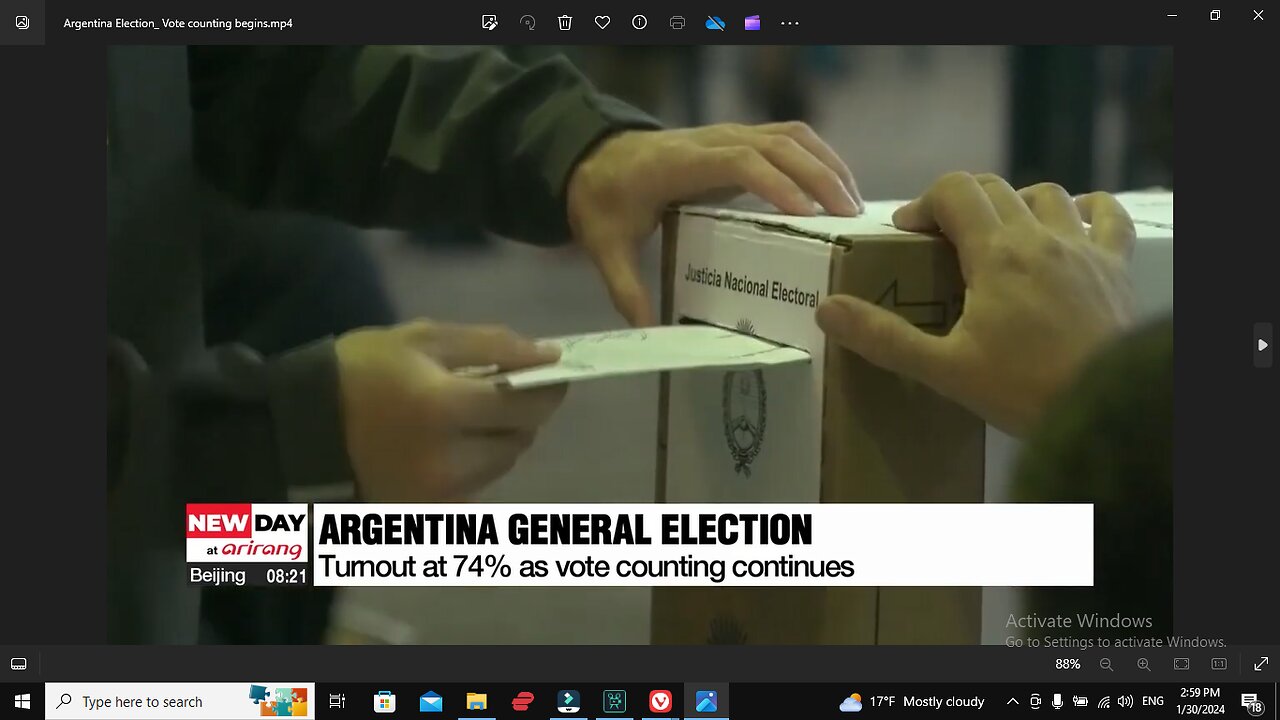 Argentina Has Secure Elections- NO MACHINES NEEDED!