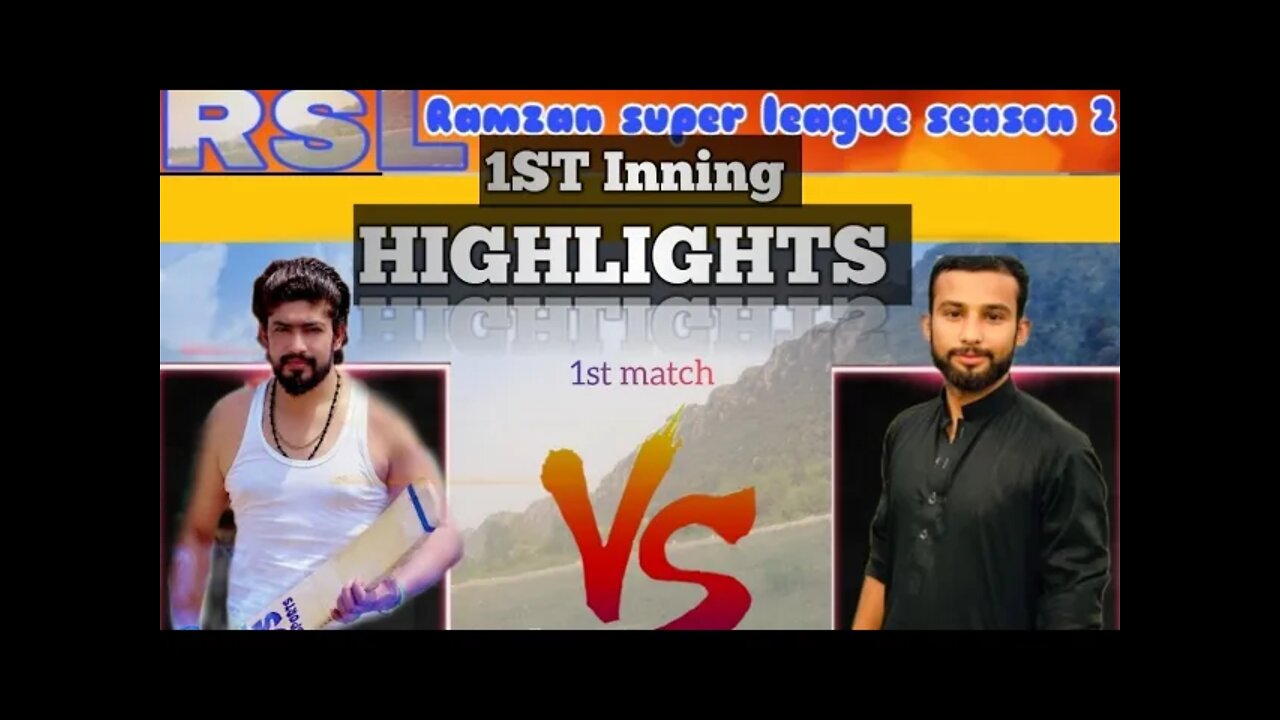 RSL Ramzan Super League 1ST Match Viraj Warriors VS Usterzai Stars 1STInning Highlights Ball By Ball