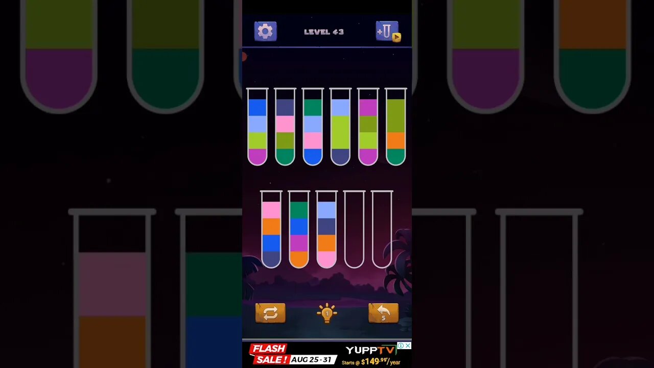 Water Sort Puzzle LEVEL 43