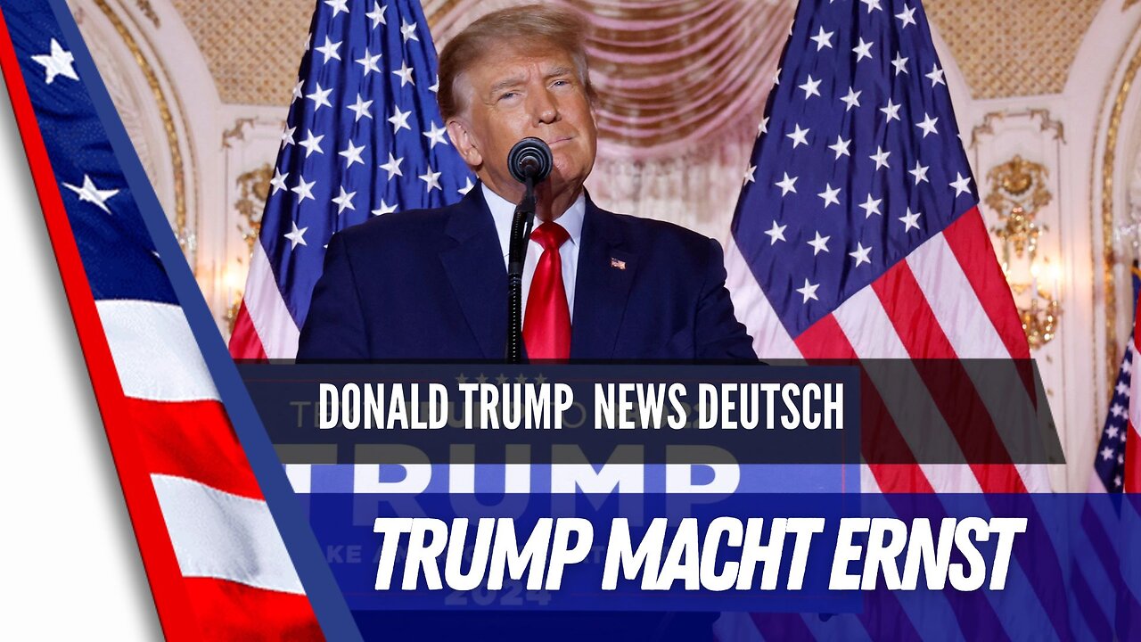 Trump macht ernst!