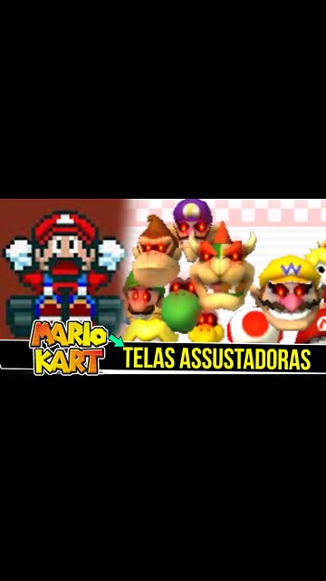 TELAS ASSUSTADORAS do Mario kart ANTEPIRATARIA #shorts