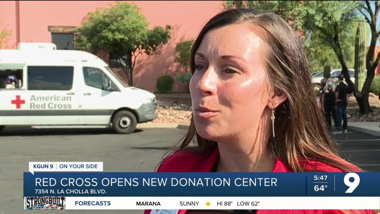 Red Cross opens donation center