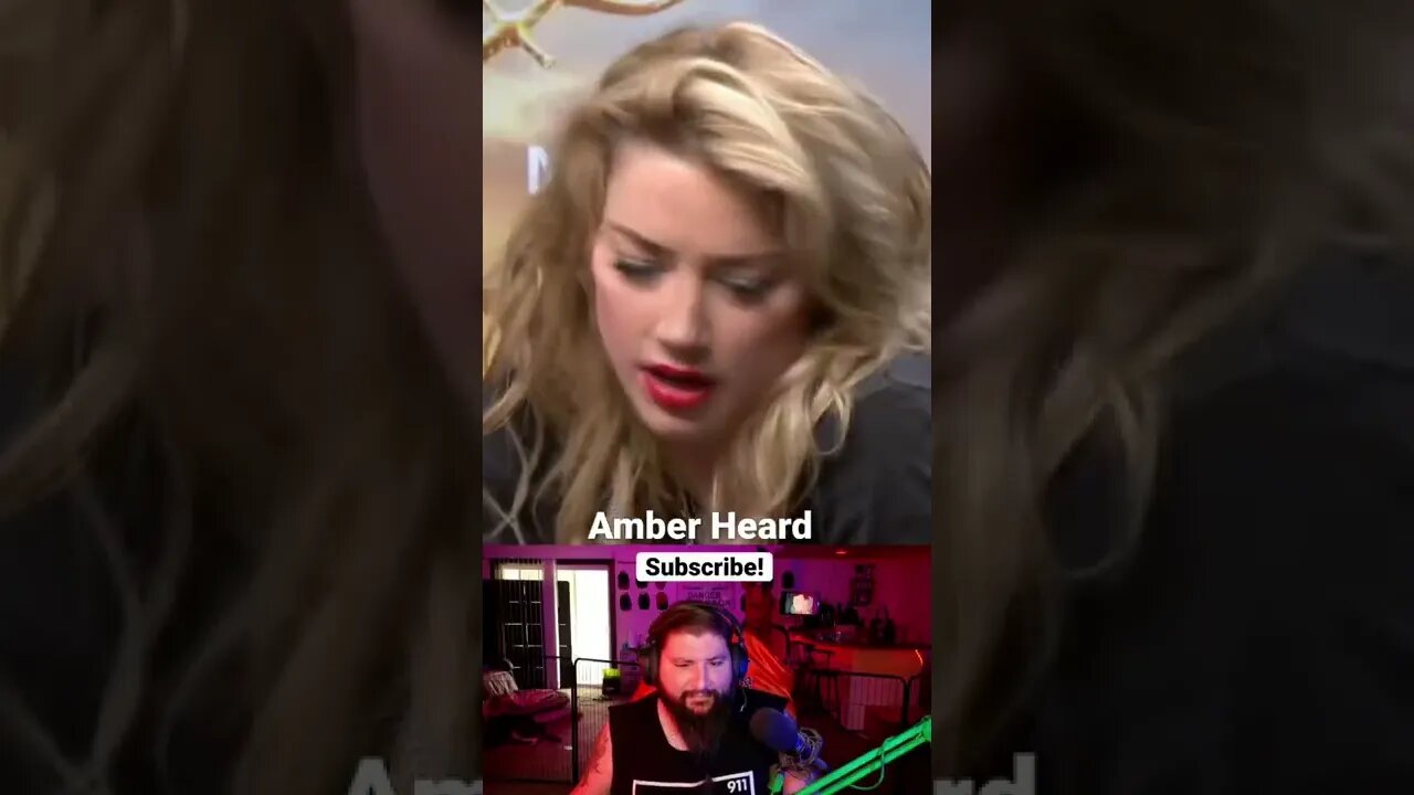 What is going on in this Amber Heard interview?