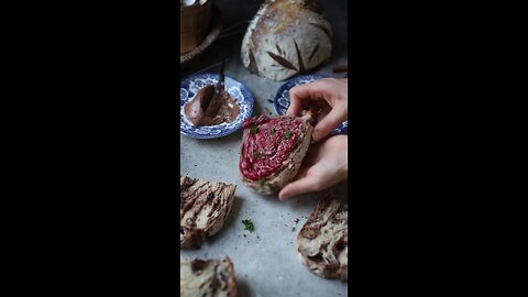 homemade chocolate butter and rosemary jam with marble recipe