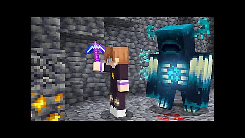 Survived 100 Days in the DEEP DARK in Minecraft Hardcore... | Julien Azelart