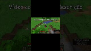 galinha tava querendo tomar banho man #minecraft