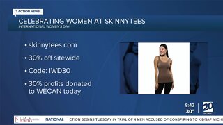SkinnyTees celebrating International Women's Day