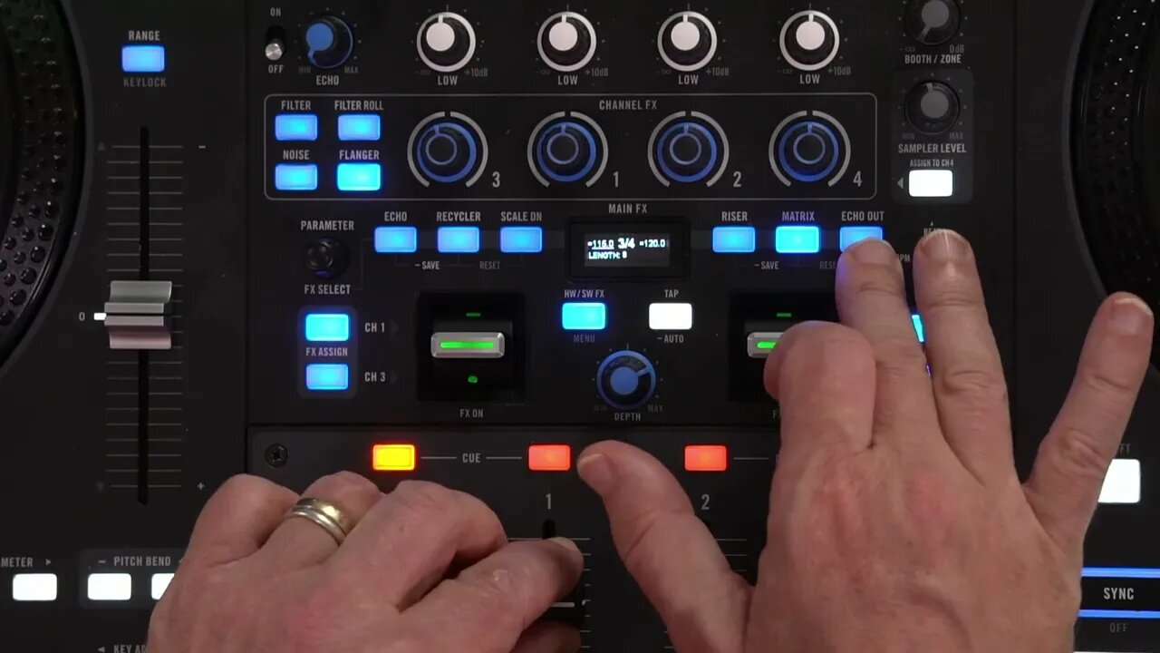 Rane FOUR Review - DEMO of STEMS SPLIT, FX, PRO DJ GEAR,