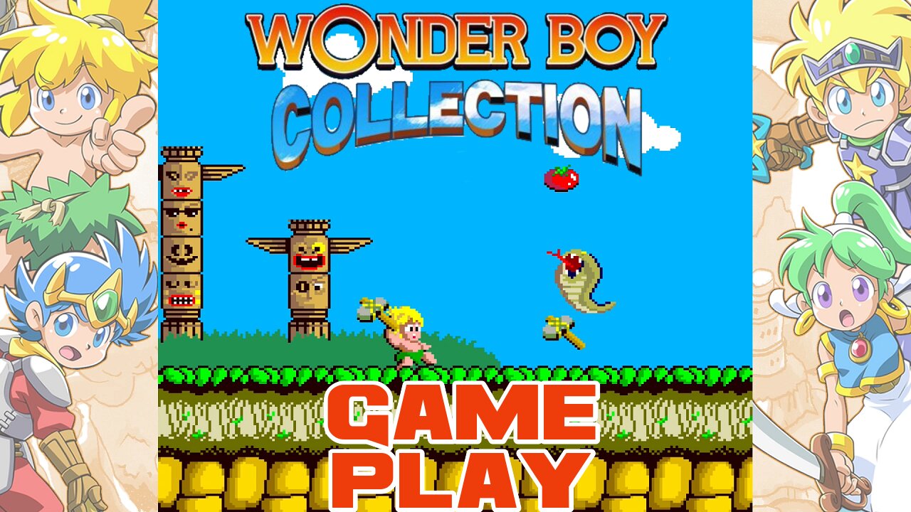 🥰💞🎮 Wonder Boy Collection - Nintendo Switch Gameplay 🎮💞🥰 😎Benjamillion