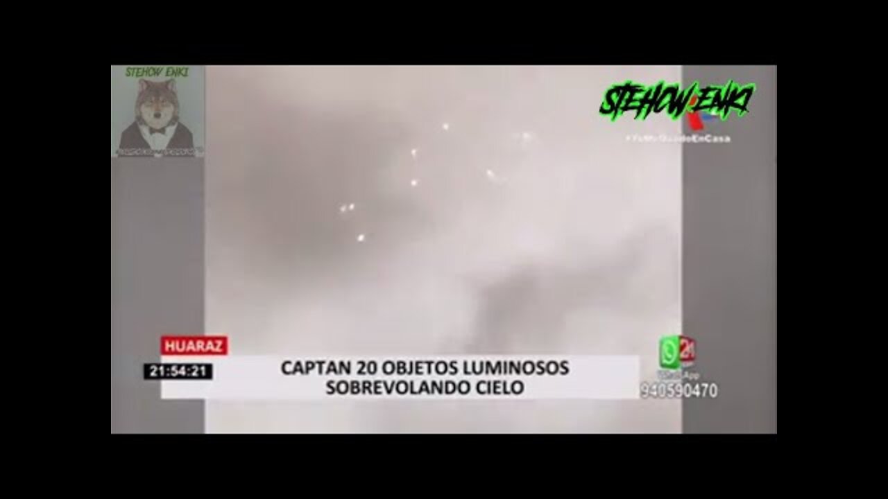 Peruvian TG airs 20 UFOs 2022