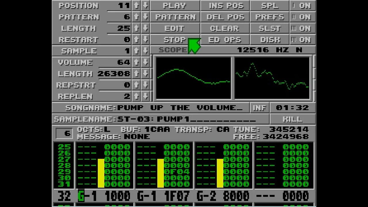 Atari ST Protracker Mods - Pump Up The Volume