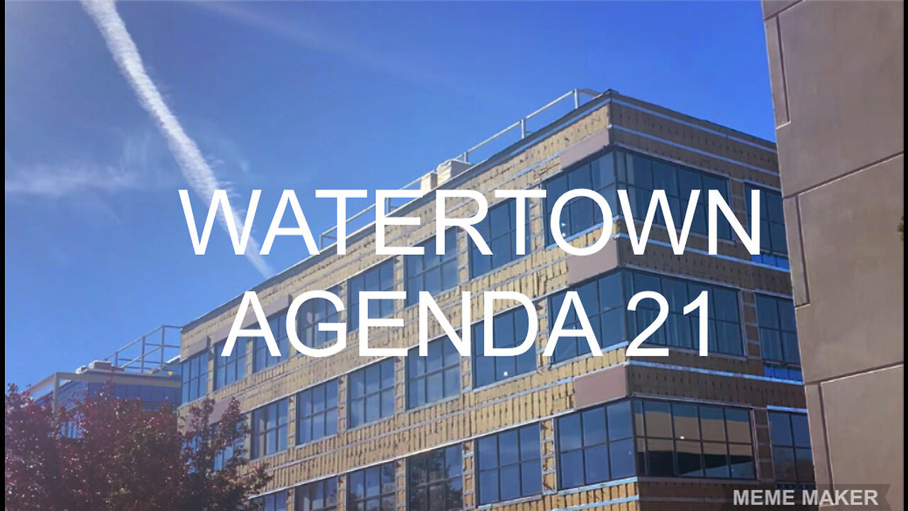 Watertown- AGENDA 21 and the Marathon Bomber