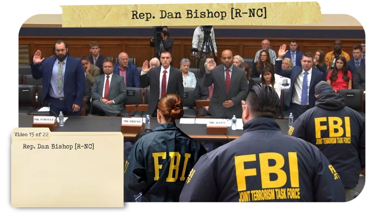 Rep. Dan Bishop | FBI Whistleblower Hearing | May 18, 2023