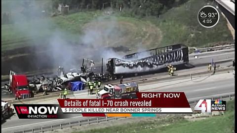 Officials ID victims of I-70 crash that killed 5