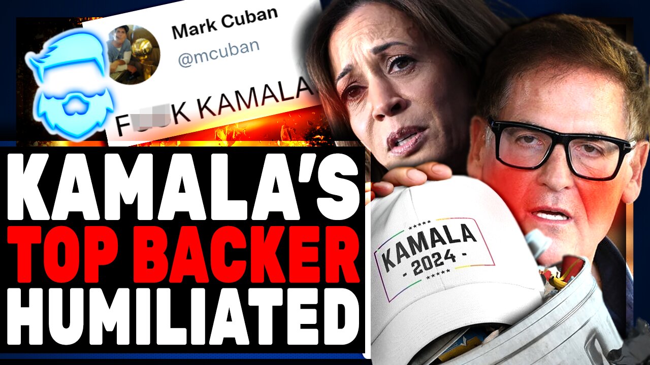 Kamala Harris Ball Washer Mark CUBAN MELTDOWN Deletes ALL Kamala Harris Posts Loses HUGE Followers