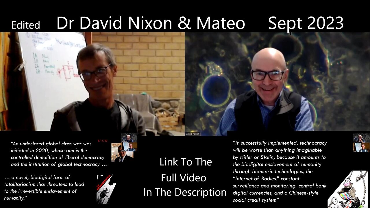 Dr David Nixon & Mateo Discuss The Nanotech In The Injections (Sept 2023)